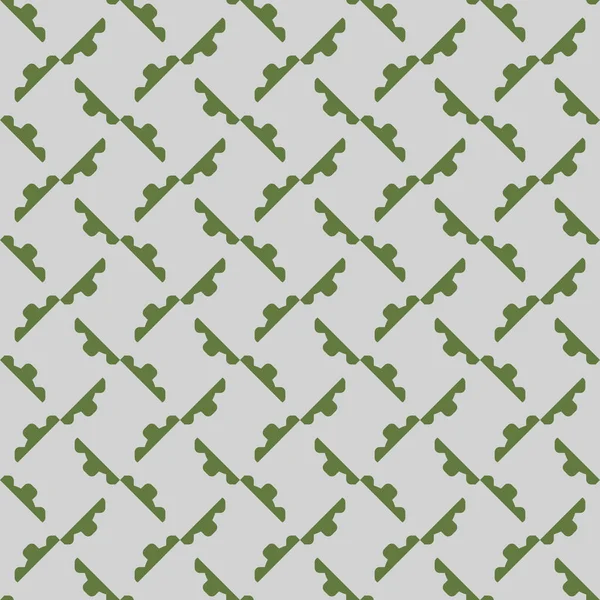 Векторный Бесшовный Текстурный Фон Геометрическими Фигурами Окрашенный Серый Зеленый Цвета — стоковый вектор