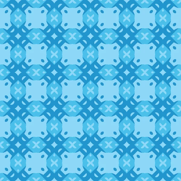 Векторный Бесшовный Текстурный Фон Геометрическими Фигурами Окрашенный Синий Цвет — стоковый вектор