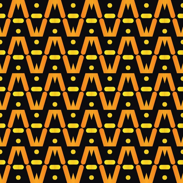 Векторный Бесшовный Фон Текстуры Шаблона Геометрическими Фигурами Градиент Окрашен Оранжевый — стоковый вектор