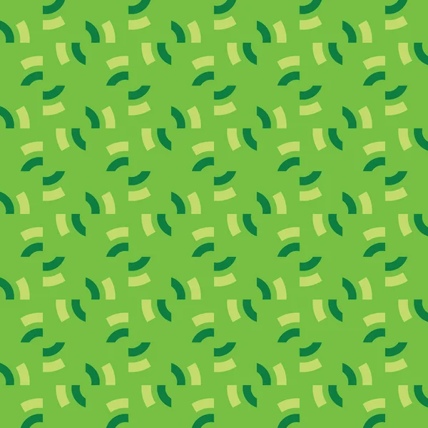 Διάνυσμα Απρόσκοπτη Μοτίβο Υφή Φόντο Γεωμετρικά Σχήματα Χρωματισμένο Πράσινα Χρώματα — Διανυσματικό Αρχείο