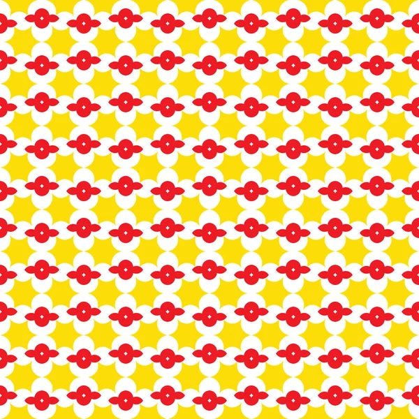 Vector Naadloze Patroon Textuur Achtergrond Met Geometrische Vormen Gekleurd Gele — Stockvector