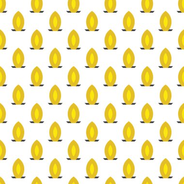 Geometrik şekilli, sarı, siyah ve beyaz renkli vektörsüz desen arkaplanı.