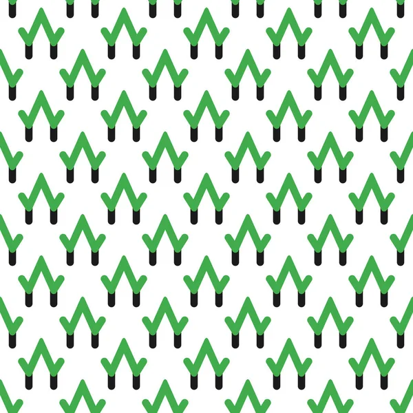 Vector Nahtlosen Muster Textur Hintergrund Mit Geometrischen Formen Grünen Schwarzen — Stockvektor