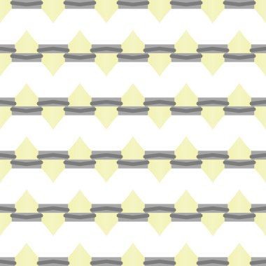 Geometrik şekilli, beyaz, gri ve yeşil renkli vektörsüz desen arkaplanı.