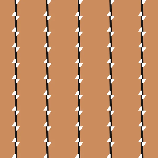 Vector Nahtlosen Muster Textur Hintergrund Mit Geometrischen Formen Braunen Schwarzen — Stockvektor