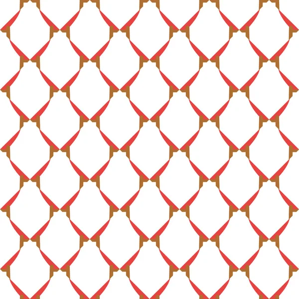 Vektor Nahtlosen Muster Textur Hintergrund Mit Geometrischen Formen Roten Braunen — Stockvektor