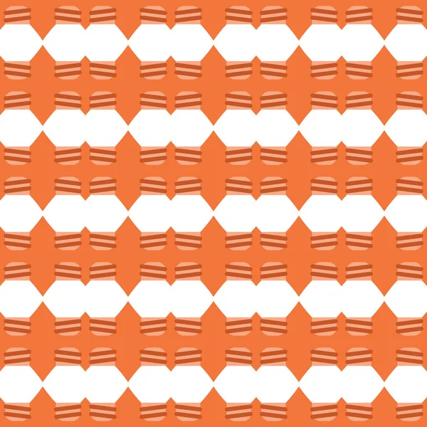 Vector Nahtlosen Muster Textur Hintergrund Mit Geometrischen Formen Orange Und — Stockvektor