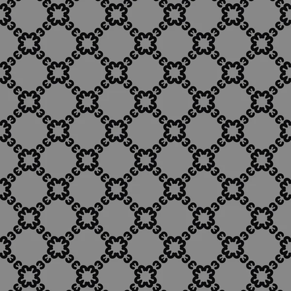 Vector Seamless Pattern Texture Background Geometric Shapes Colored Grey Black — Stock Vector