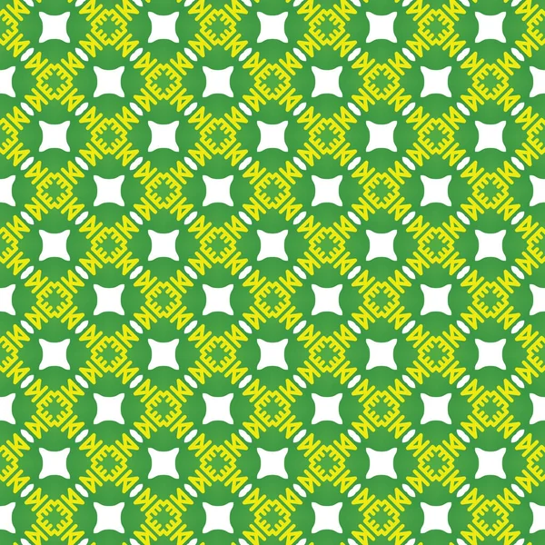 Vektor Nahtlosen Muster Textur Hintergrund Mit Geometrischen Formen Grünen Gelben — Stockvektor