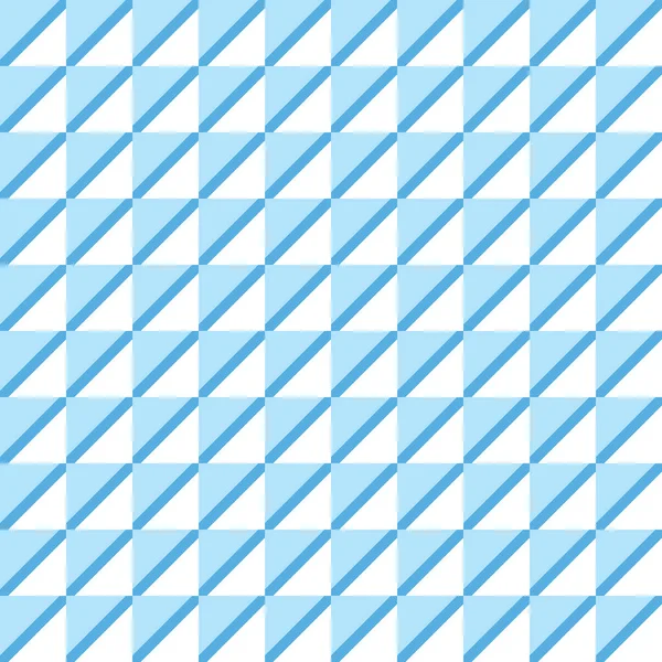 幾何学的形状を持つベクトルシームレスパターンテクスチャの背景 青と白の色で着色 — ストックベクタ