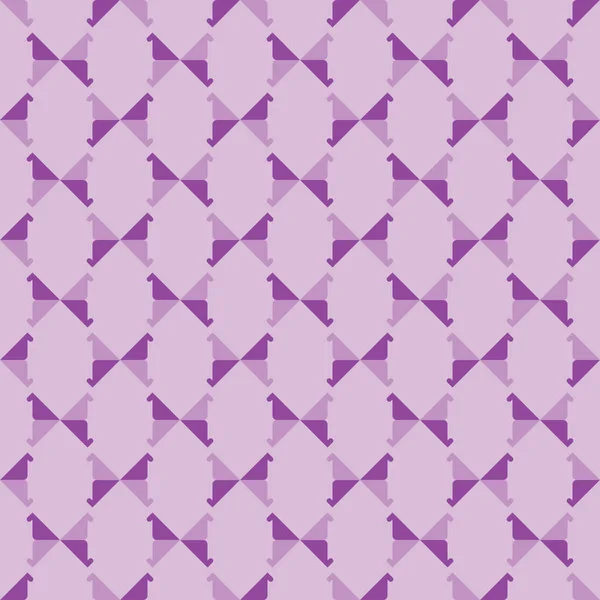 Векторний Безшовний Фон Текстури Візерунка Геометричними Формами Кольоровий Фіолетовому Фіолетовому — стоковий вектор