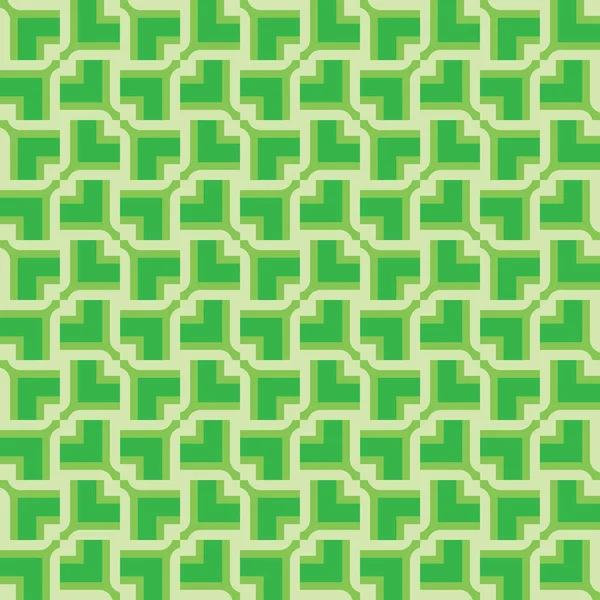 Vektor Nahtlosen Muster Textur Hintergrund Mit Geometrischen Formen Grünen Farben — Stockvektor