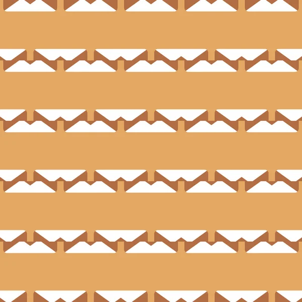 Vector Nahtlosen Muster Textur Hintergrund Mit Geometrischen Formen Orange Braun — Stockvektor