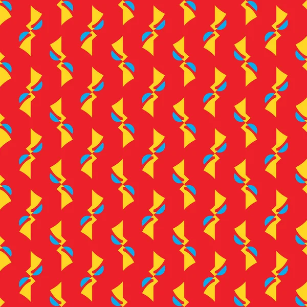 Vector Naadloze Patroon Textuur Achtergrond Met Geometrische Vormen Gekleurd Rode — Stockvector