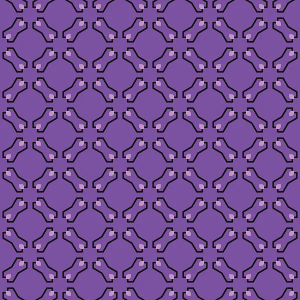 Vector Naadloze Patroon Textuur Achtergrond Met Geometrische Vormen Gekleurd Violet — Stockvector