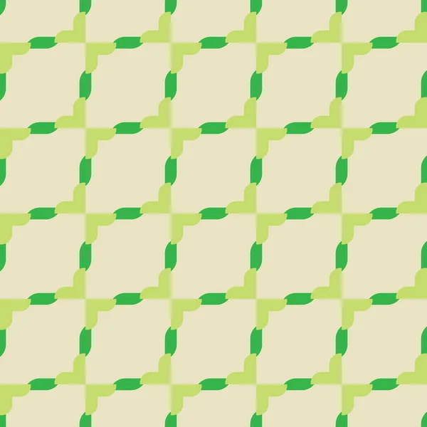 Διάνυσμα Απρόσκοπτη Μοτίβο Υφή Φόντο Γεωμετρικά Σχήματα Χρωματισμένο Πράσινα Χρώματα — Διανυσματικό Αρχείο