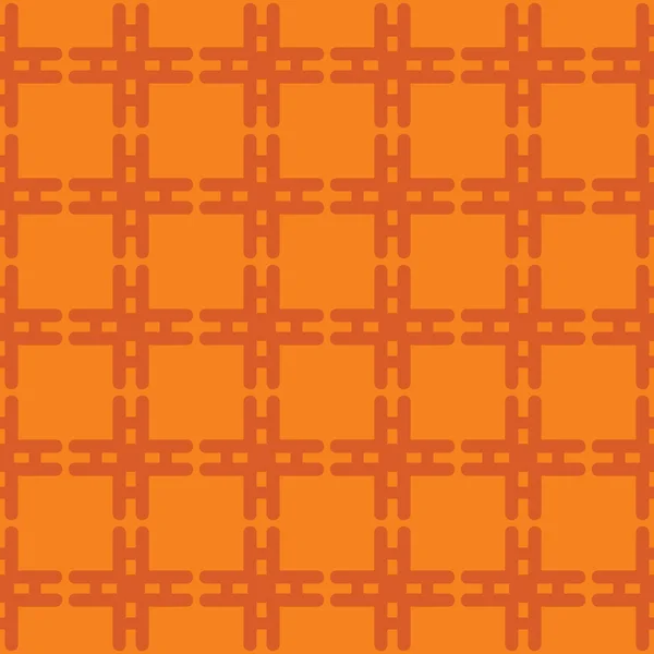 Vector Seamless Pattern Texture Background Geometric Shapes Colored Orange Colors — Stock Vector