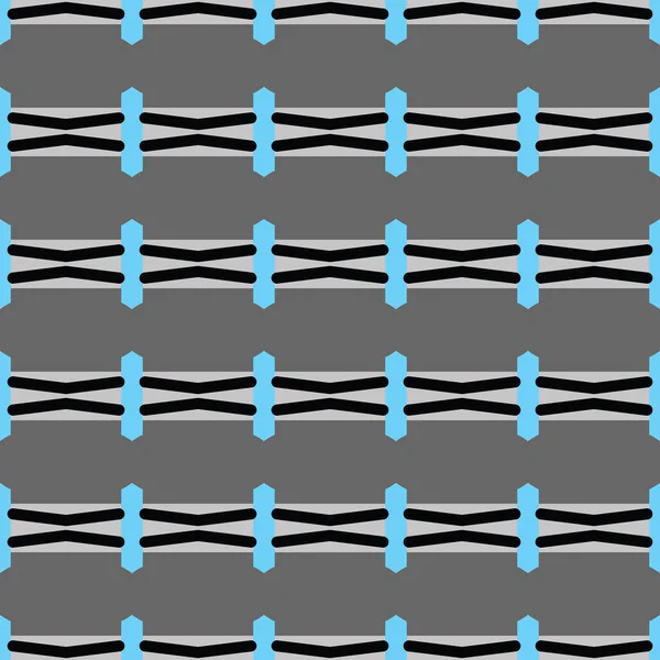 Vector Naadloze Patroon Textuur Achtergrond Met Geometrische Vormen Gekleurd Zwart — Stockvector