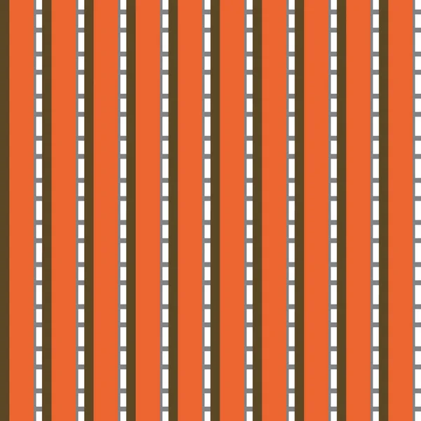 幾何学的形状を持つベクトルシームレスパターンテクスチャの背景 オレンジで着色 グレーと白の色 — ストックベクタ