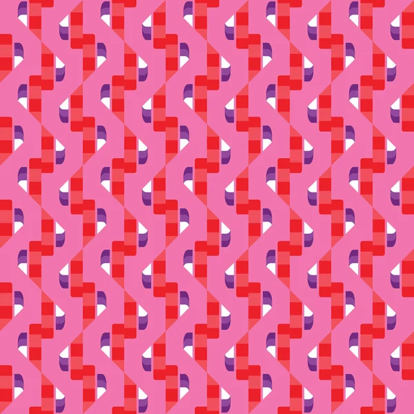 Vector Nahtlosen Muster Textur Hintergrund Mit Geometrischen Formen Rosa Rot — Stockvektor