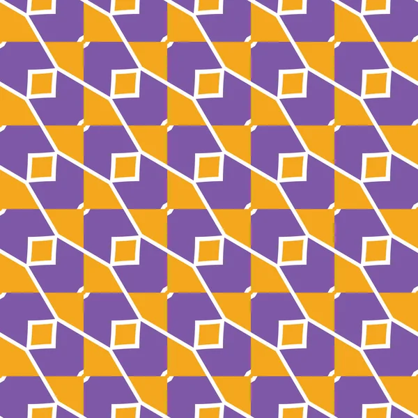 Vector Nahtlosen Muster Textur Hintergrund Mit Geometrischen Formen Violetten Orangen — Stockvektor