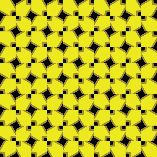 Vector Nahtlosen Muster Textur Hintergrund Mit Geometrischen Formen Gelben Goldenen — Stockvektor