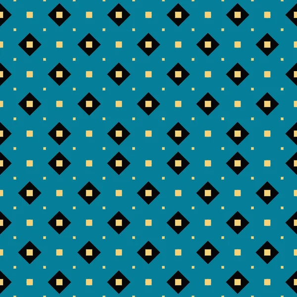 Векторный Бесшовный Текстурный Фон Геометрическими Фигурами Окрашенный Синий Желтый Черный — стоковый вектор