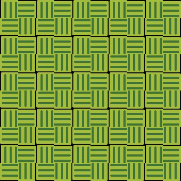 Geometrik Şekilli Yeşil Siyah Renkli Vektörsüz Desen Arkaplanı — Stok Vektör