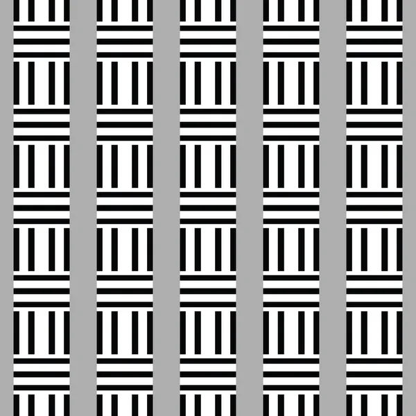 Векторный Бесшовный Текстурный Фон Геометрическими Фигурами Черном Сером Белом Цветах — стоковый вектор