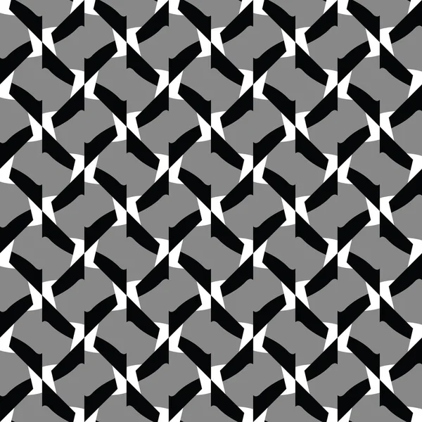 Vektor Nahtlosen Muster Textur Hintergrund Mit Geometrischen Formen Schwarzen Grauen — Stockvektor