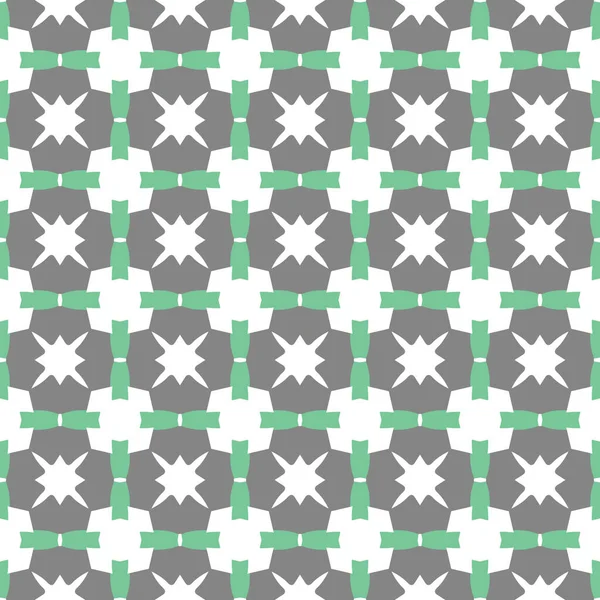 Vector Nahtlosen Muster Textur Hintergrund Mit Geometrischen Formen Grünen Grauen — Stockvektor