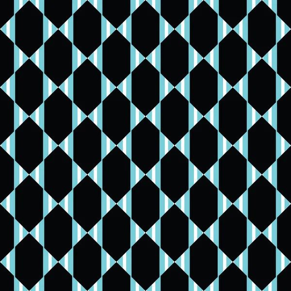 Vector Nahtlosen Muster Textur Hintergrund Mit Geometrischen Formen Schwarz Blau — Stockvektor