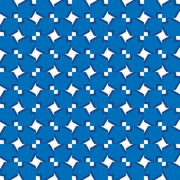 Vektor Nahtlosen Muster Textur Hintergrund Mit Geometrischen Formen Blauen Und — Stockvektor