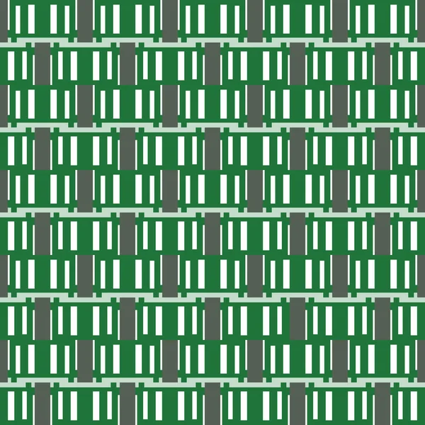 Διάνυσμα Απρόσκοπτη Μοτίβο Υφή Φόντο Γεωμετρικά Σχήματα Χρωματισμένο Πράσινο Και — Διανυσματικό Αρχείο