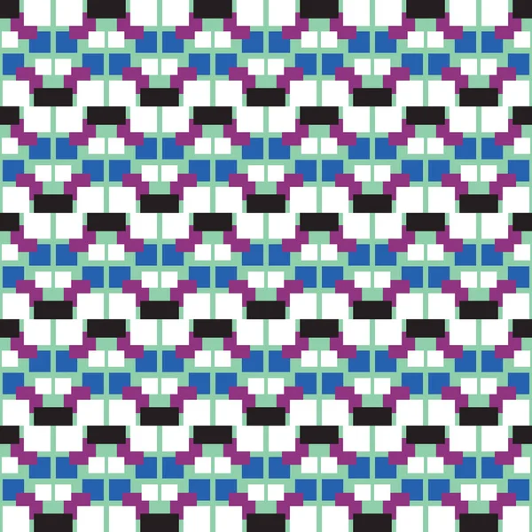 Vector Naadloze Patroon Textuur Achtergrond Met Geometrische Vormen Gekleurd Donker — Stockvector