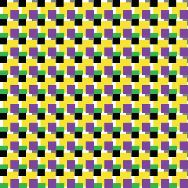 Vector Nahtlosen Muster Textur Hintergrund Mit Geometrischen Formen Farbig Gelb — Stockvektor