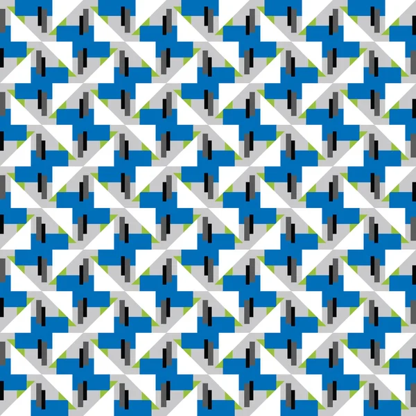 Vector Nahtlosen Muster Textur Hintergrund Mit Geometrischen Formen Den Farben — Stockvektor