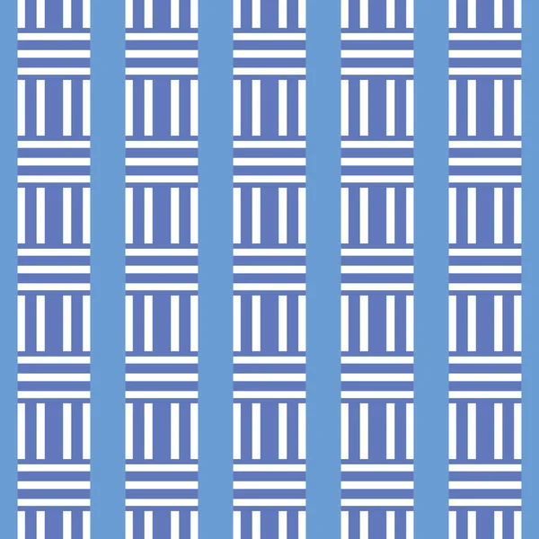 Векторний Безшовний Фон Текстури Візерунка Геометричними Формами Кольоровий Синьо Білих — стоковий вектор