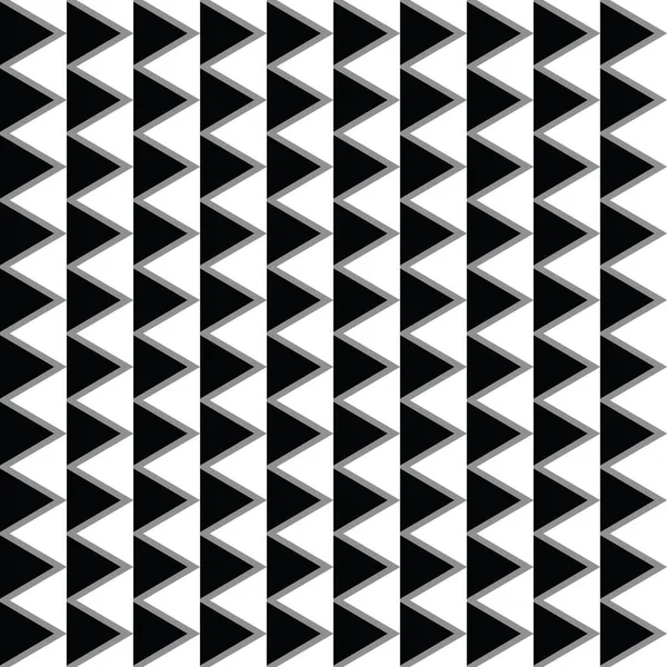 Siyah Gri Beyaz Renkli Geometrik Şekilli Vektörsüz Desen Arkaplanı — Stok Vektör
