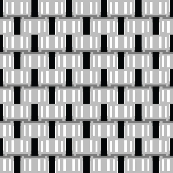 Vector Nahtlosen Muster Textur Hintergrund Mit Geometrischen Formen Grau Schwarz — Stockvektor