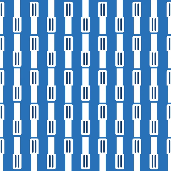 Векторний Безшовний Фон Текстури Візерунка Геометричними Формами Кольоровий Синьо Білих — стоковий вектор
