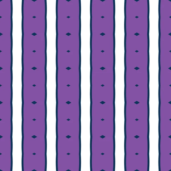 幾何学的形状を持つベクトルシームレスパターンテクスチャの背景 紫で着色 青と白の色 — ストックベクタ