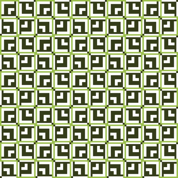 Vector Nahtlosen Muster Textur Hintergrund Mit Geometrischen Formen Schwarz Grün — Stockvektor