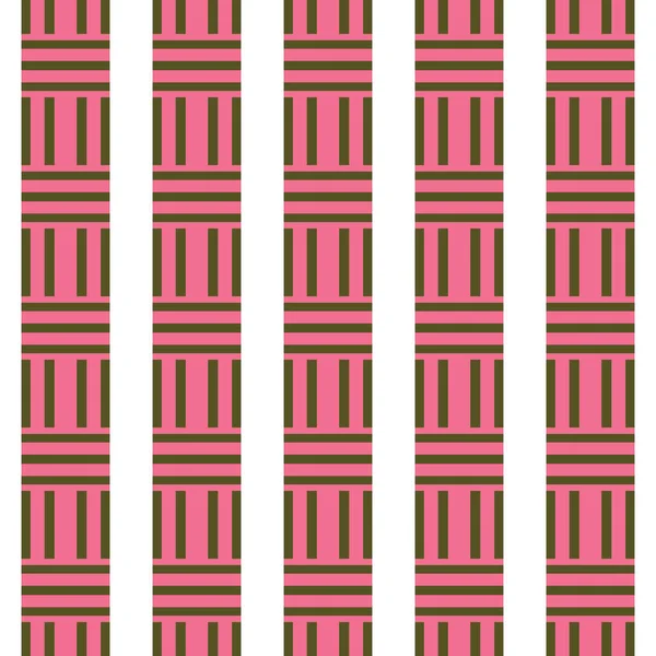 Vector Nahtlosen Muster Textur Hintergrund Mit Geometrischen Formen Rosa Grünen — Stockvektor