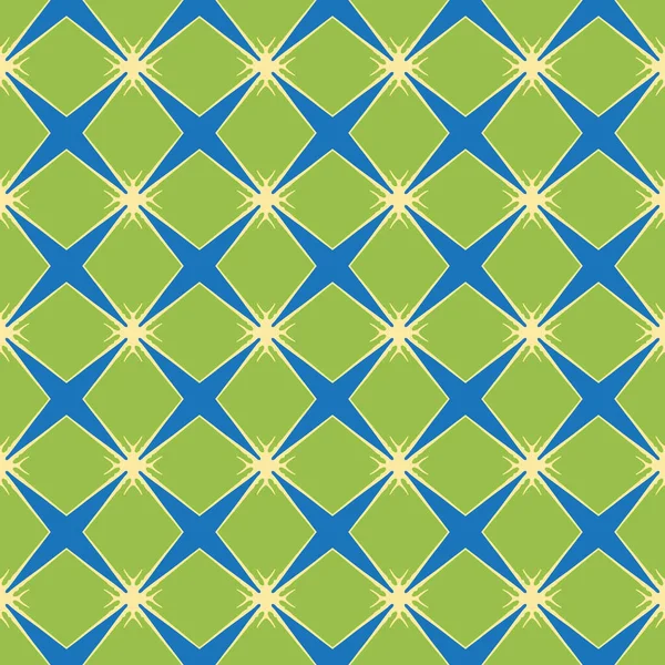 초록색 파란색 노란색으로 기하학적 모양을 반사기없는 텍스처 — 스톡 벡터
