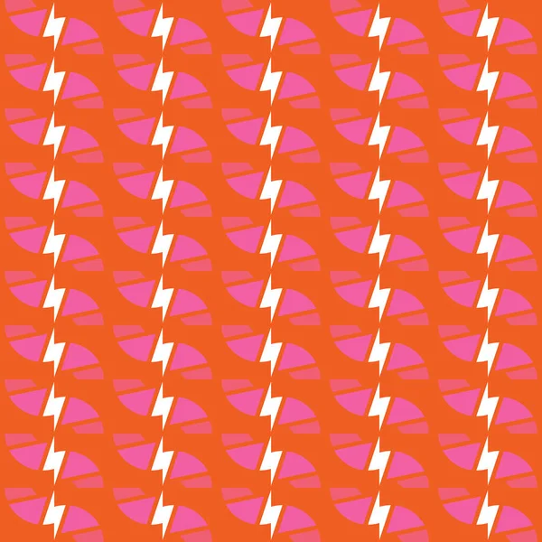 Vector Naadloze Patroon Achtergrond Textuur Met Geometrische Vormen Gekleurd Oranje — Stockvector