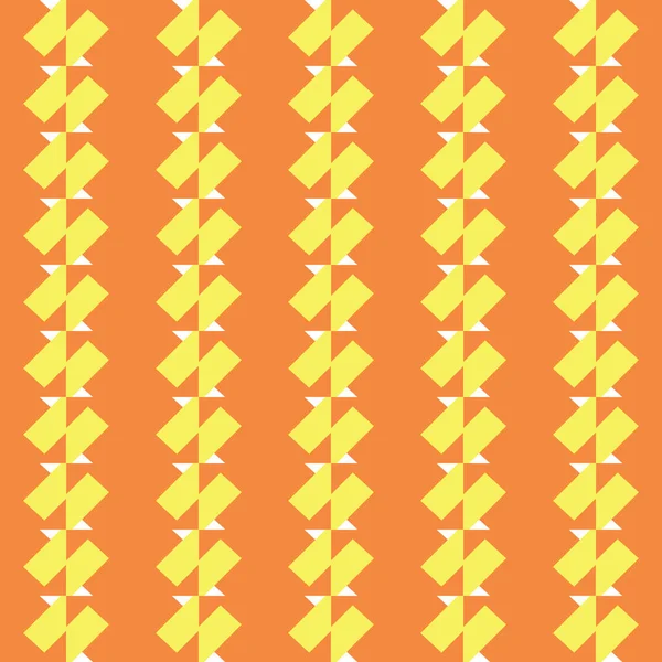 Векторний Безшовний Фон Текстури Геометричними Формами Кольоровий Помаранчевих Жовтих Білих — стоковий вектор