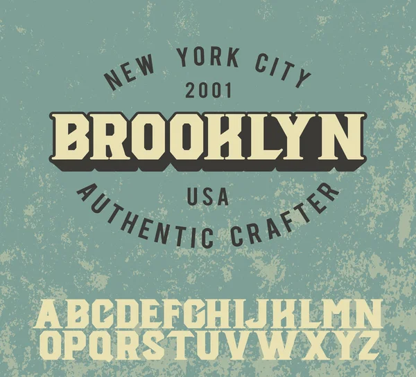 Brooklyn — Stockvektor