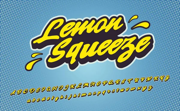 Lemon Squeeze — Stock Vector