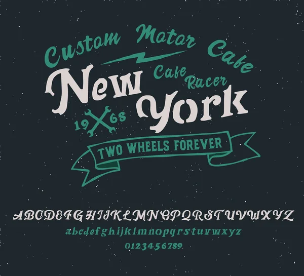 New York custom — Stock Vector